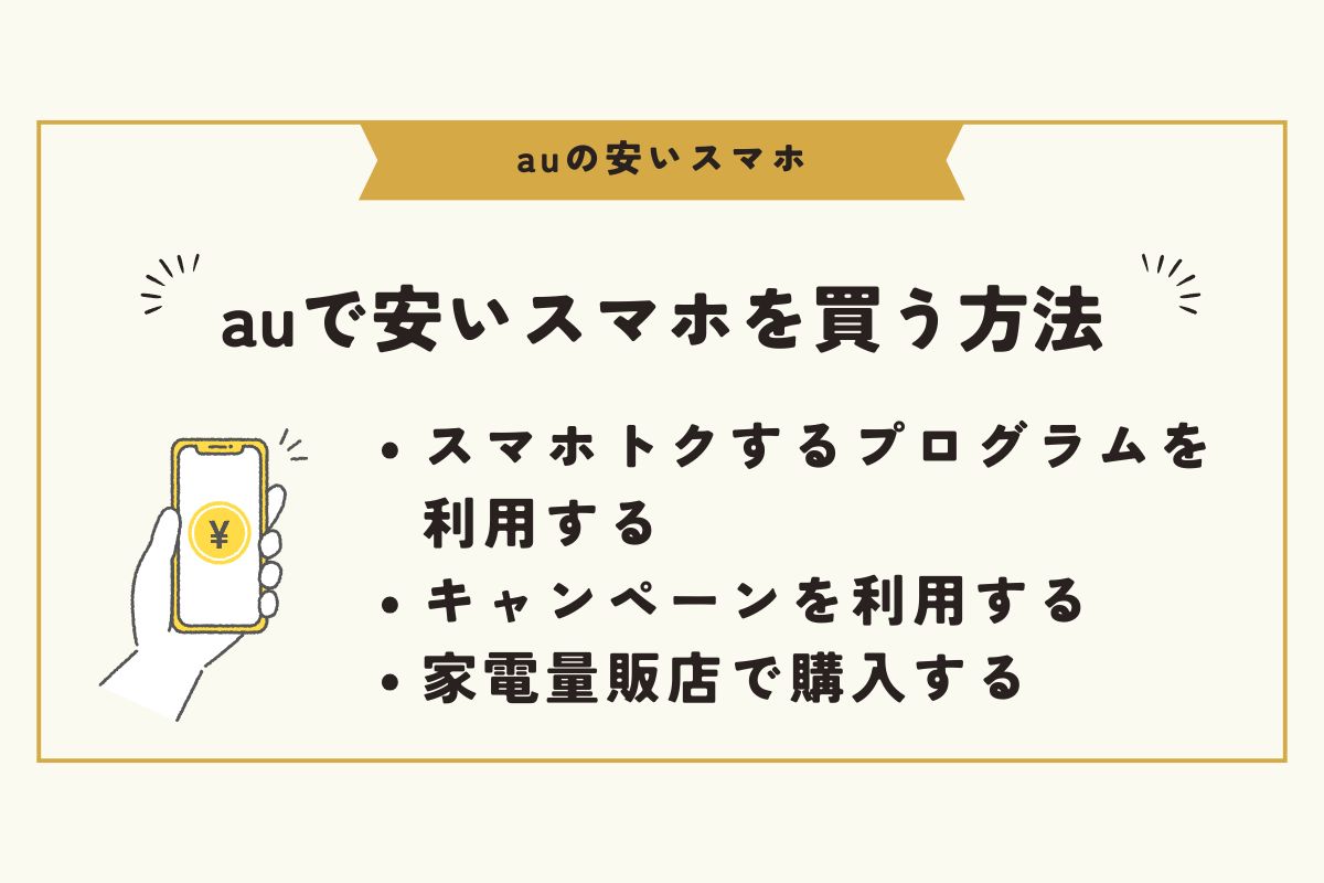 au　安いスマホ